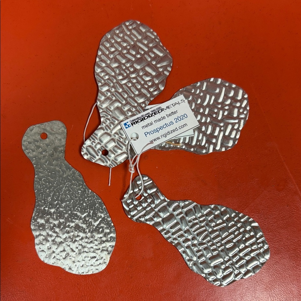 Silver Metal Chicken Wing pendant